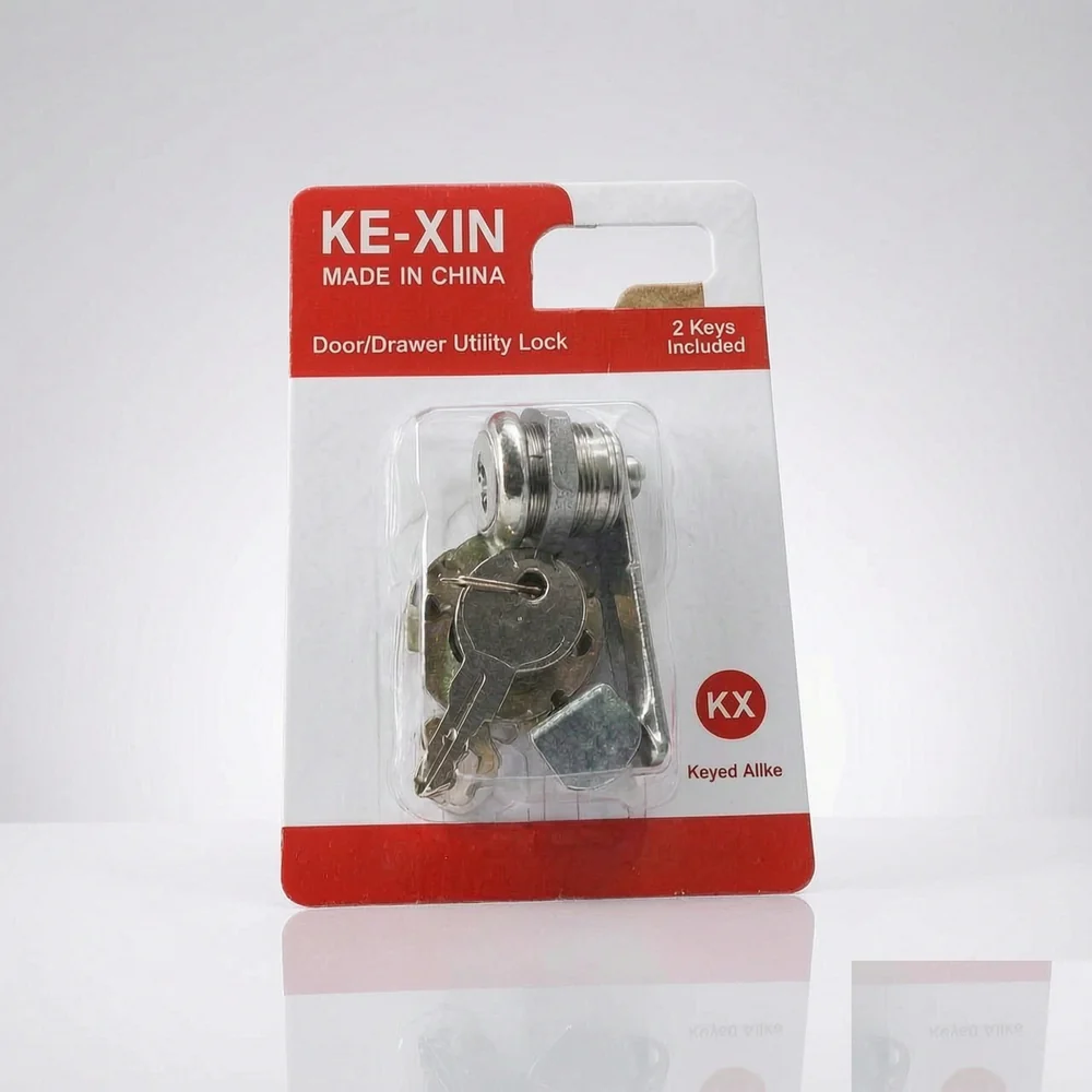 柜用抽屉锁通用凸轮锁套装