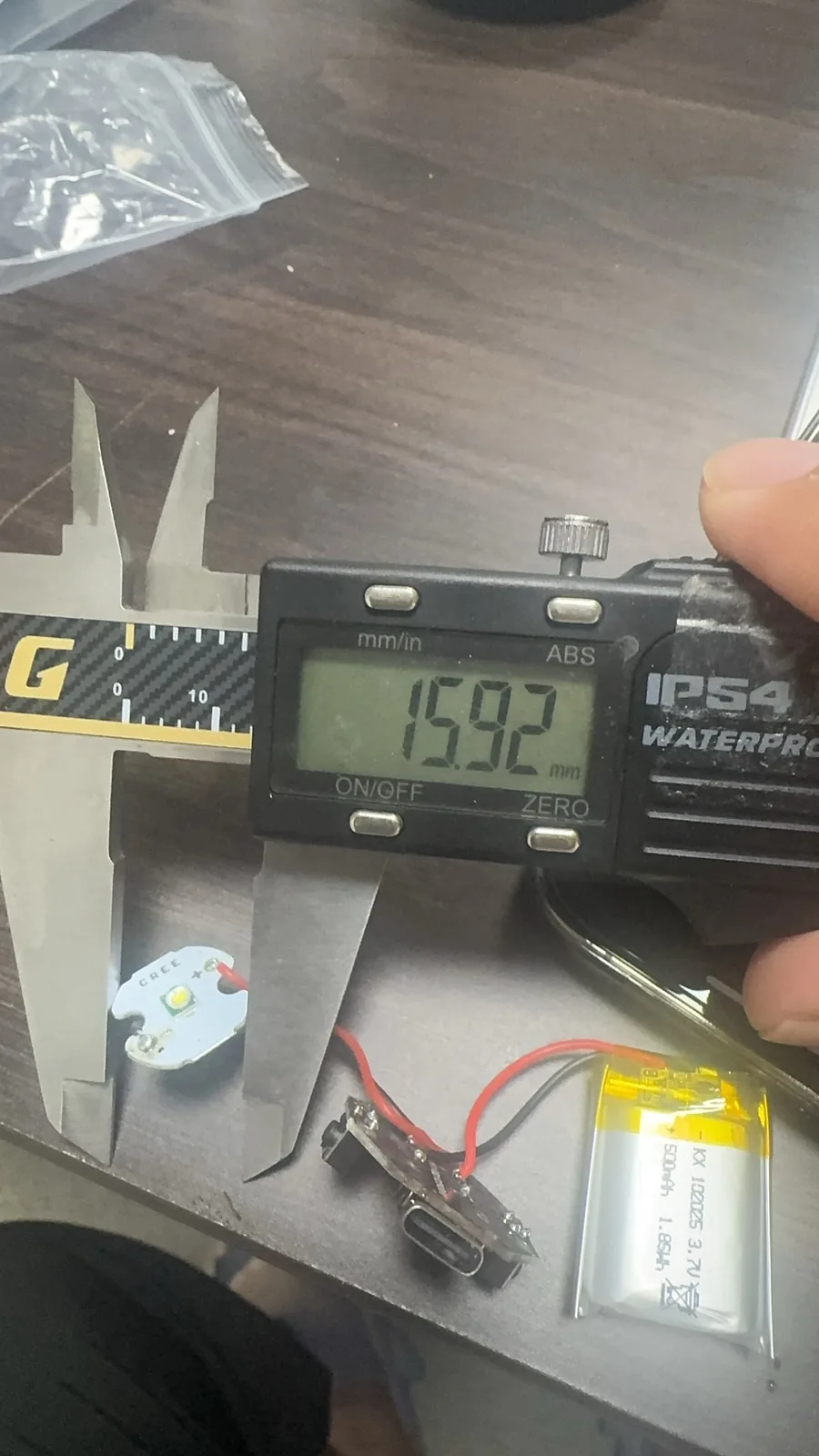 卡尺复检关键尺寸
